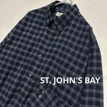 ST. JOHN'S BAY 세인트존스베이 BD 체크 셔츠 긴팔