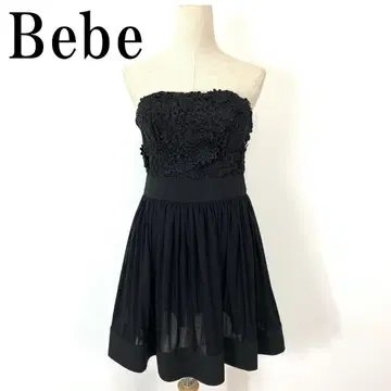 Bebe 베베 베어탑 원피스 블랙 XS B389