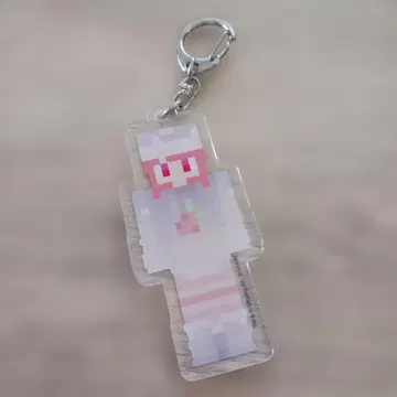 컬러풀 피치 마인크래프트 공유 하우스 아크릴 키링 노아