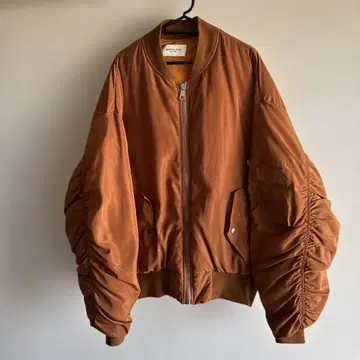 오렌지 MA-1 플라이트 자켓