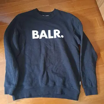 BALR. 블랙 크루넥 트레이닝복