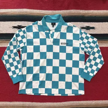 XL H&M good place 블록 체크 피케 셔츠