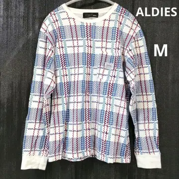 ALDIES 체크 무늬 긴팔 티셔츠