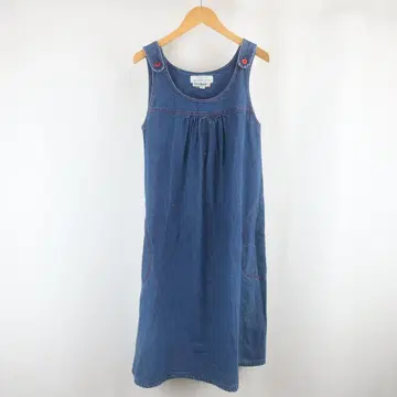 VINTAGE SAKS FIFTH AVENUE 스티치 데님 원피스