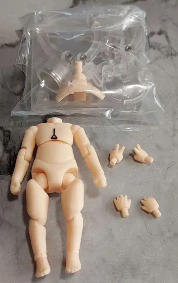 넨도로이드돌 체인소 맨 덴지 바디 가동 지지대 손 받침대 부품