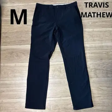 새상품급 TRAVIS MATHEW 트라비스 마슈 골프 팬츠 M 블랙