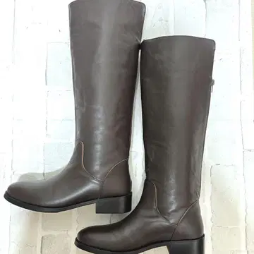 [ 당일 발송 ] 레메 REMME 롱 부츠 브라운 23.5cm
