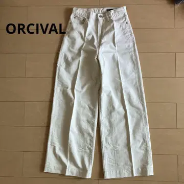 ORCIVAL 와이드 데님 아이보리 1