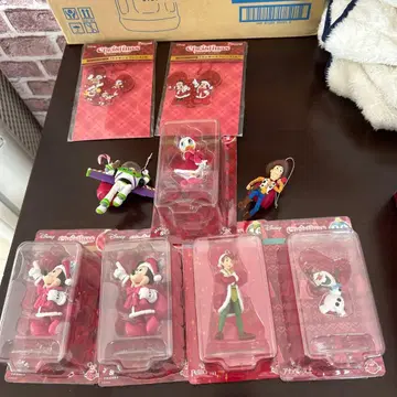 디즈니 크리스마스 피규어 세트 오너먼트