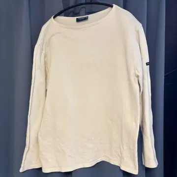 SAINT JAMES L'ATELIER 긴팔 T셔츠 화이트