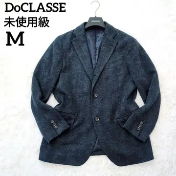 [거의 새상품] 글렌체크 네이비 M 언컨 스트레치 DoCLASSE