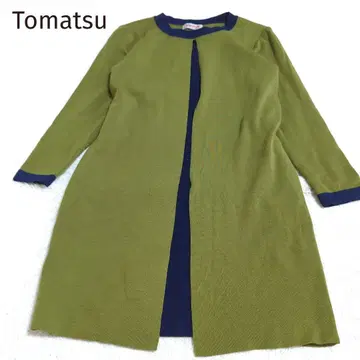 356 Tomatsu 토마츠 울 100% 니트 원피스 그린