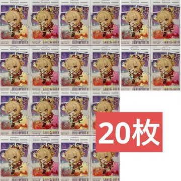 원신 팝업 테쿠테쿠 모험 시리즈 미니 포토 카드 요이미야 20장