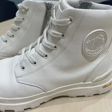 화이트 스니커즈 팔라디움 PALLADIUM 하이컷 28cm