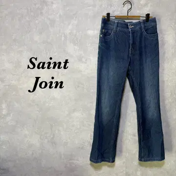 [ 빅 사이즈 ] Saint Joie 데님 팬츠 스트레치 블루 4717