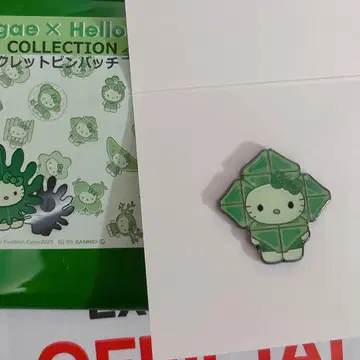 오사카 만박 일본관 모키티 핀 배지 렌마니아