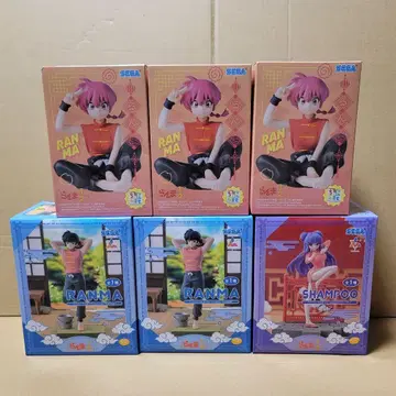란마 & 샴푸 피규어 6체 세트