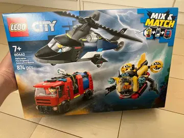 LEGO City 60462 헬리콥터 소방차 잠수함