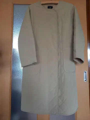 퀼팅 노카라 코트
