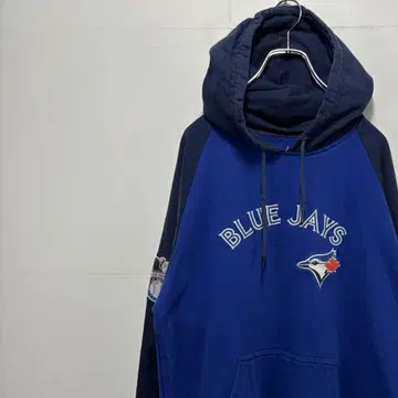 MLB 블루제이스 후드티 맨투맨 트레이닝복 자수 로고 구제 의류
