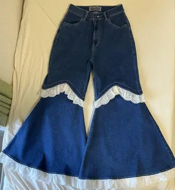 HONEY MI HONEY two-way denim flare pants