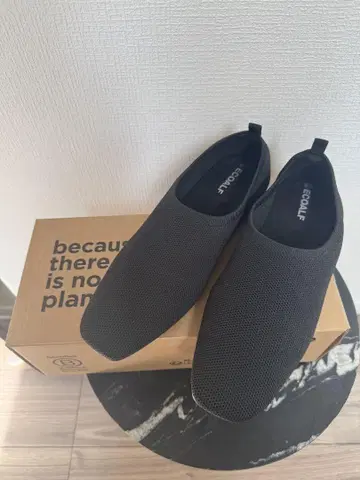 ECOALF 블랙 슬립온