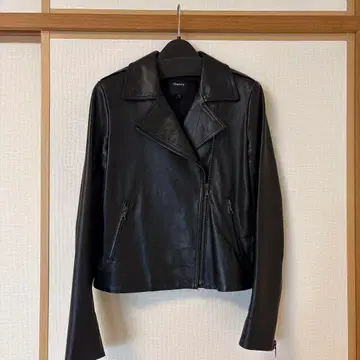 Theory 가죽 라이더 자켓 ( BLACK ) 사이즈 S