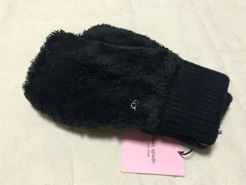 553 새상품 kate spade 케이트 스페이드 핑거리스 보아 장갑