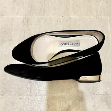 JIMMY CHOO 지미추 펌프스 플랫 발레 35.5