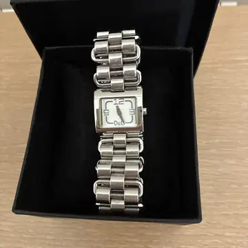 D&G 실버 스테인리스 시계