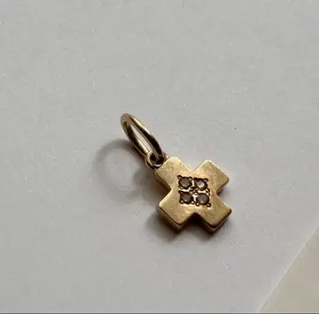 ete K10 브라운 다이아 펜던트 탑 참