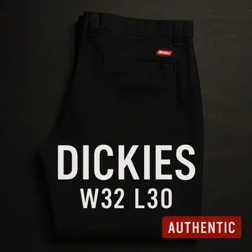 Dickies 워크 팬츠 블랙 W32