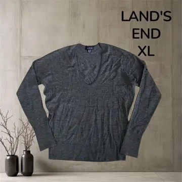 LAND'S END 랜드스엔드 니트 그레이 XL 심플