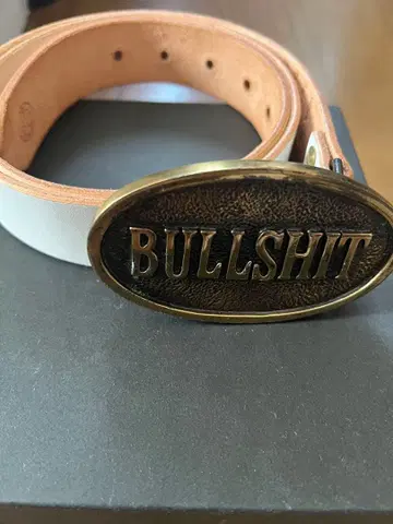 CROWS BULLSHIT 가죽 벨트