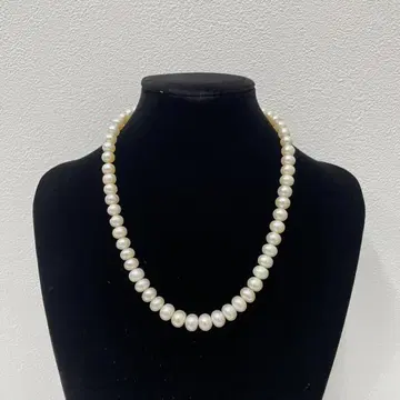 화이트 펄 목걸이 ( K )