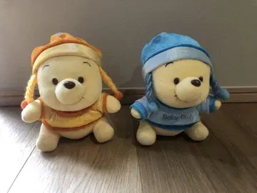 푸우 봉제 인형 2개
