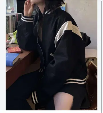 GRAYBLVD MC Twill Cotton Varsity Jacket