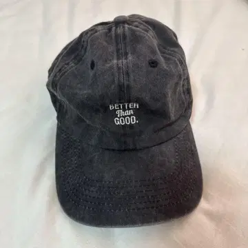 BETTER THAN GOOD. 다크 그레이 캡