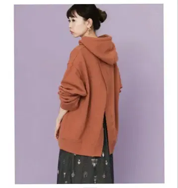 [ KBF ] 백 슬릿 후디 후드티 오렌지