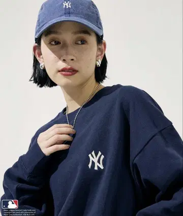 MLB x FREAK'S STORE/MLB 로고 자수 맨투맨