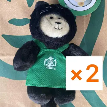 스벅 할로윈 2025 베어리스타 미니 봉제 인형 키링 2개
