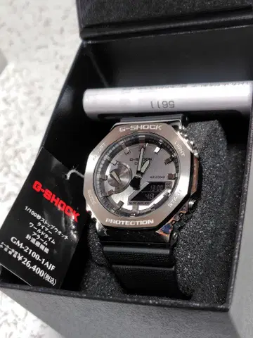 새상품급] 카시오 G-SHOCK/GM-2100-1AJF 메탈/스테인리스