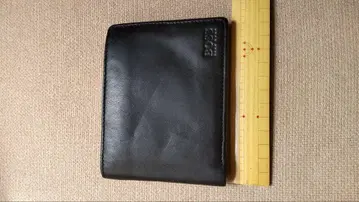 BOSE 이단 접이식 지갑 블랙 가죽