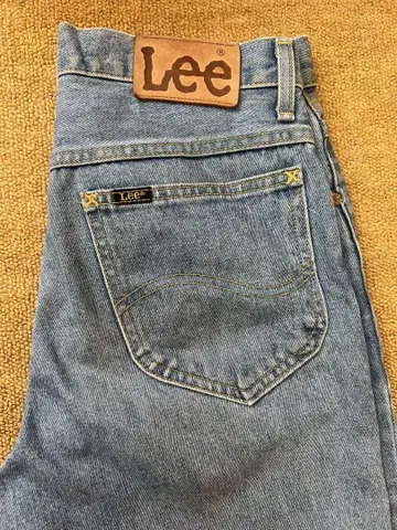 리 스트레이트 데님 블루