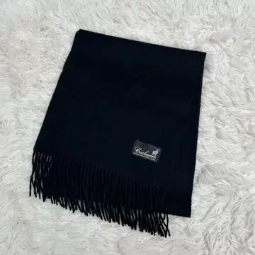 CASHMERE 캐시미어 모 100% 머플러 숄 블랙