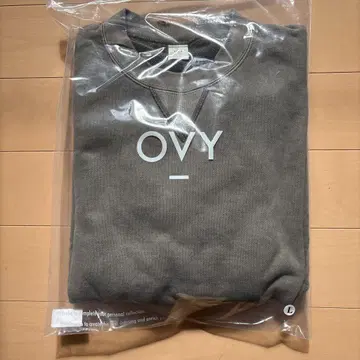 OVY Pigment Damage 크루넥 스웨트 브라운