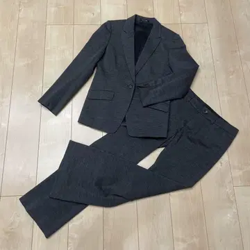 COMME CA DU MODE 수트 자켓 사이즈 11 그레이