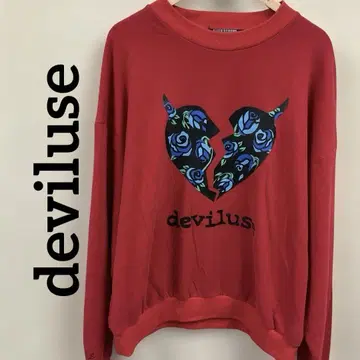 [ deviluse ] 남성용 트레이닝복 L 하트 장미 #2731