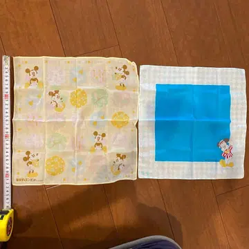 디즈니 레트로 손수건 손수건 2개 세트