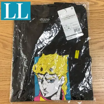 죠죠의 기묘한 모험 워크맨 죠르노 블랙 T셔츠 LL 사이즈